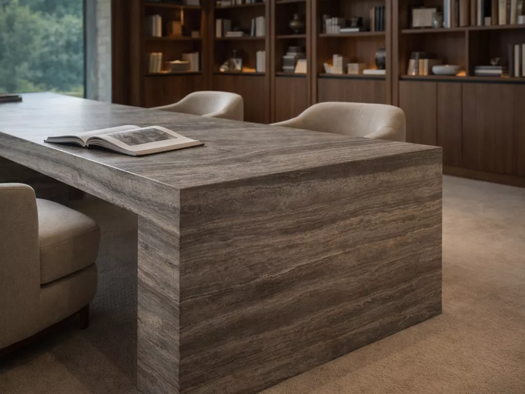 Travertino Silver
