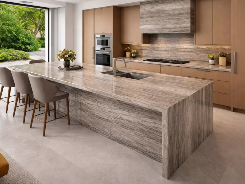Travertino Silver